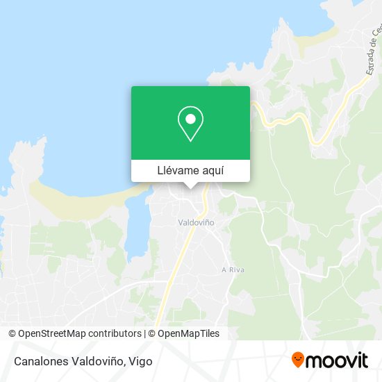 Mapa Canalones Valdoviño