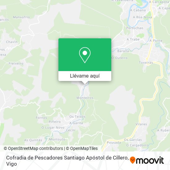 Mapa Cofradia de Pescadores Santiago Apóstol de Cillero