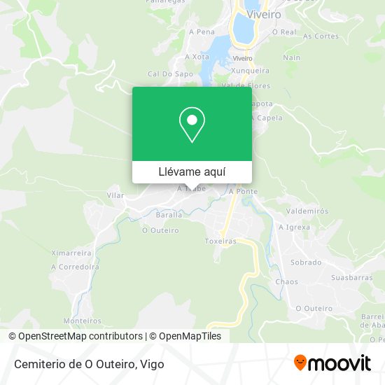 Mapa Cemiterio de O Outeiro