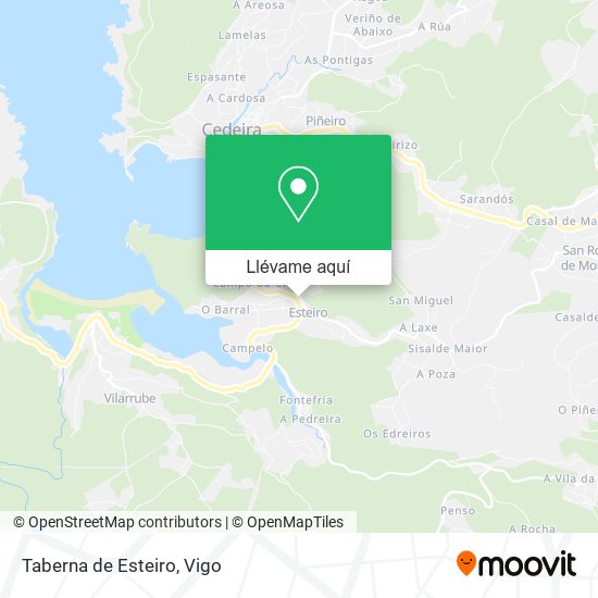 Mapa Taberna de Esteiro