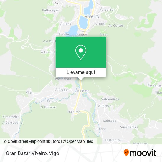 Mapa Gran Bazar Viveiro