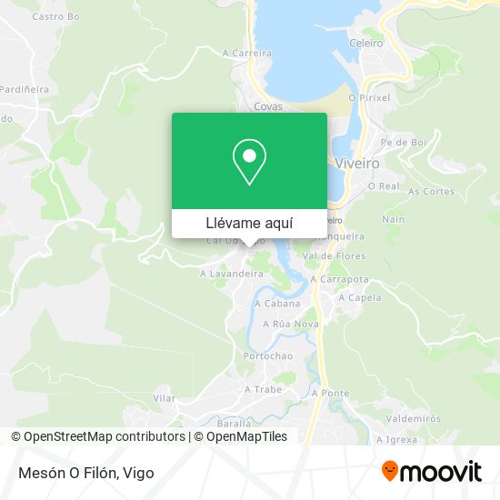 Mapa Mesón O Filón