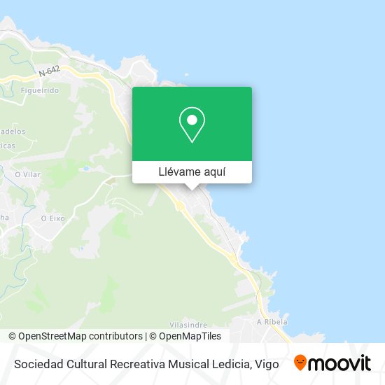 Mapa Sociedad Cultural Recreativa Musical Ledicia