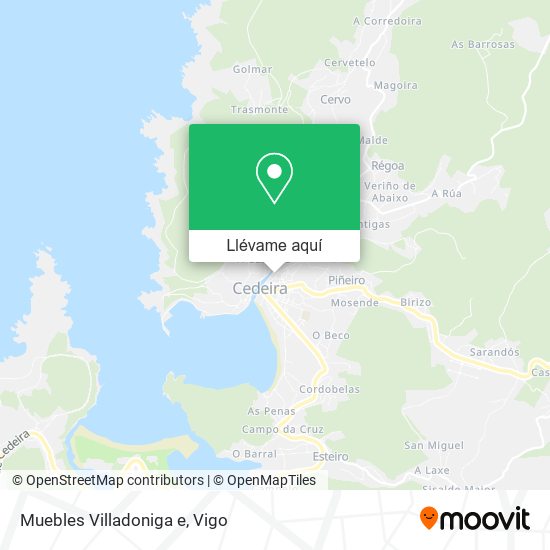 Mapa Muebles Villadoniga e