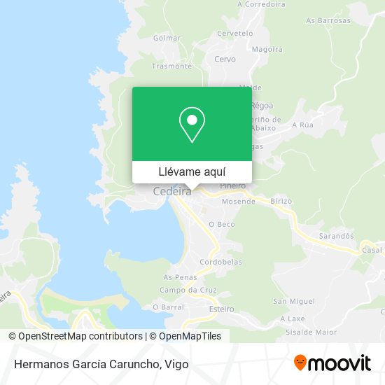 Mapa Hermanos García Caruncho