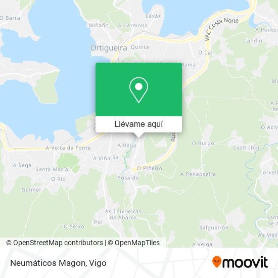 Mapa Neumáticos Magon