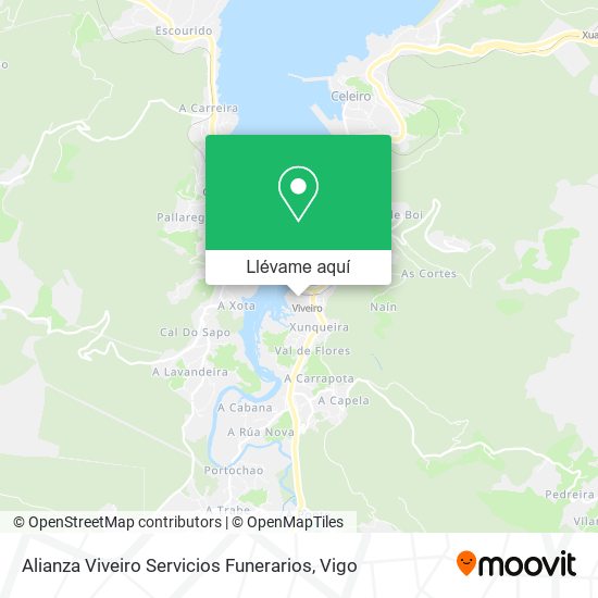 Mapa Alianza Viveiro Servicios Funerarios