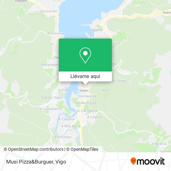 Mapa Musi Pizza&Burguer