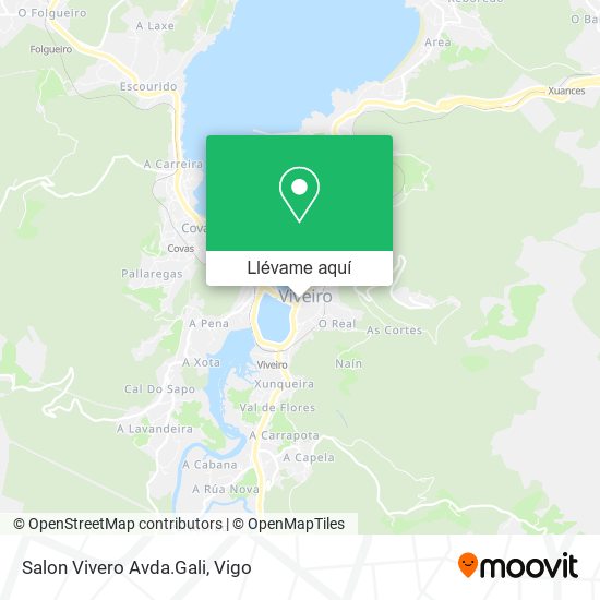 Mapa Salon Vivero Avda.Gali