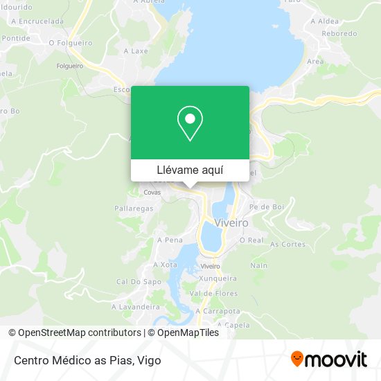 Mapa Centro Médico as Pias