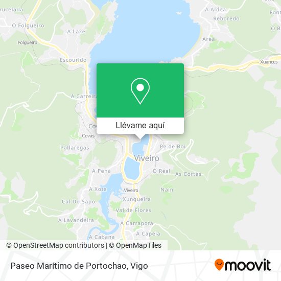 Mapa Paseo Marítimo de Portochao