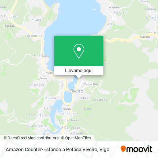 Mapa Amazon Counter-Estanco a Petaca Viveiro