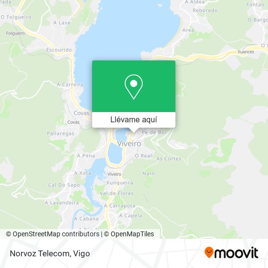 Mapa Norvoz Telecom