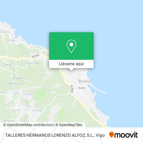 Mapa TALLERES HERMANOS LORENZO ALFOZ, S.L.