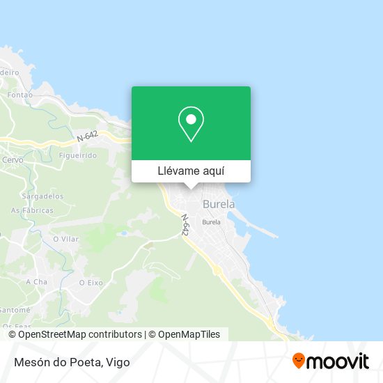 Mapa Mesón do Poeta