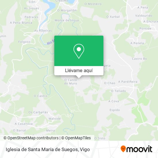 Mapa Iglesia de Santa María de Suegos