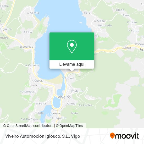 Mapa Viveiro Automoción Iglouco, S.L.
