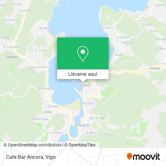 Mapa Café Bar Áncora
