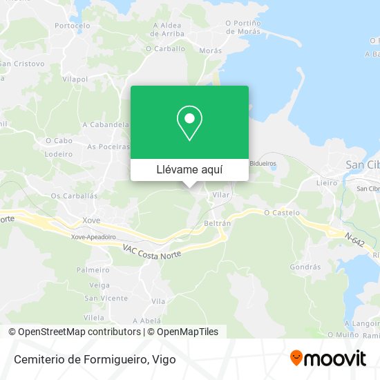 Mapa Cemiterio de Formigueiro