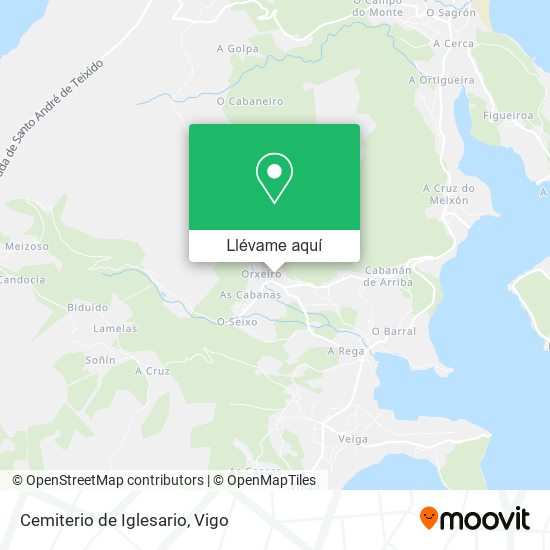 Mapa Cemiterio de Iglesario