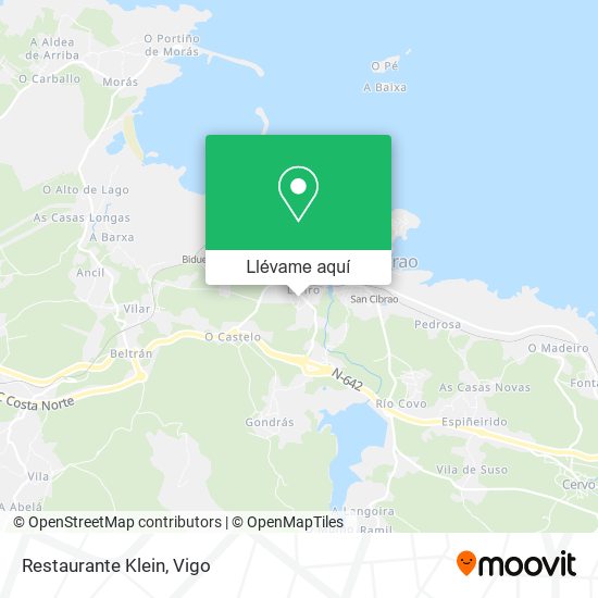 Mapa Restaurante Klein