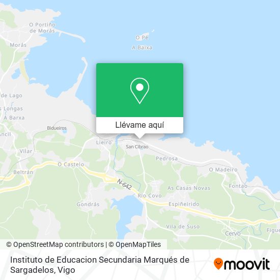 Mapa Instituto de Educacion Secundaria Marqués de Sargadelos