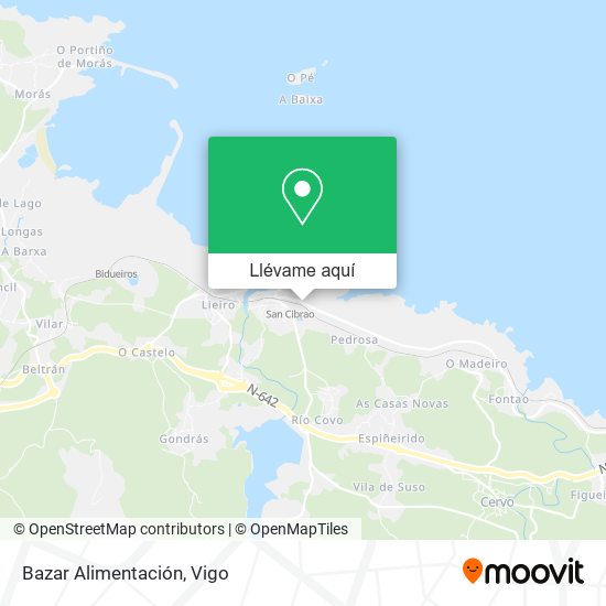 Mapa Bazar Alimentación
