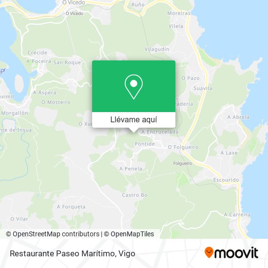 Mapa Restaurante Paseo Marítimo
