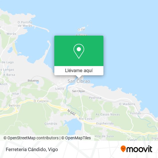 Mapa Ferreteria Cándido