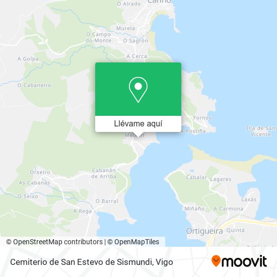 Mapa Cemiterio de San Estevo de Sismundi