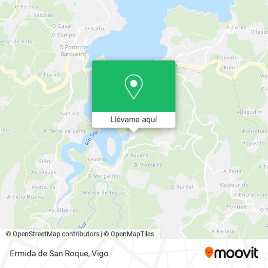 Mapa Ermida de San Roque