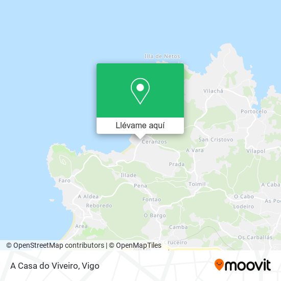 Mapa A Casa do Viveiro