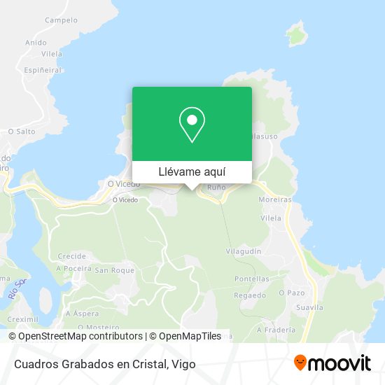 Mapa Cuadros Grabados en Cristal