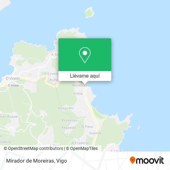 Mapa Mirador de Moreiras