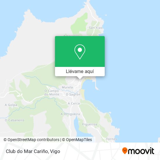 Mapa Club do Mar Cariño