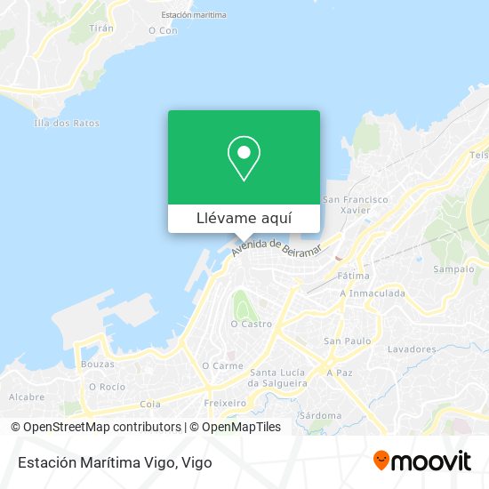 Mapa Estación Marítima Vigo