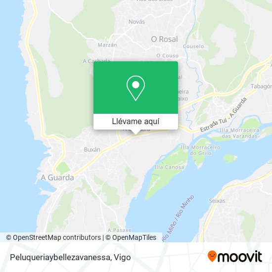 Mapa Peluqueriaybellezavanessa