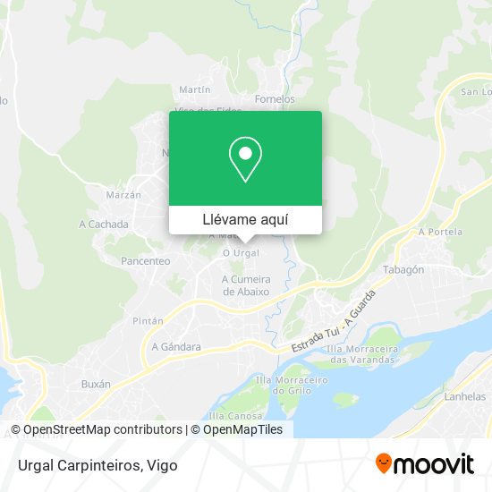 Mapa Urgal Carpinteiros