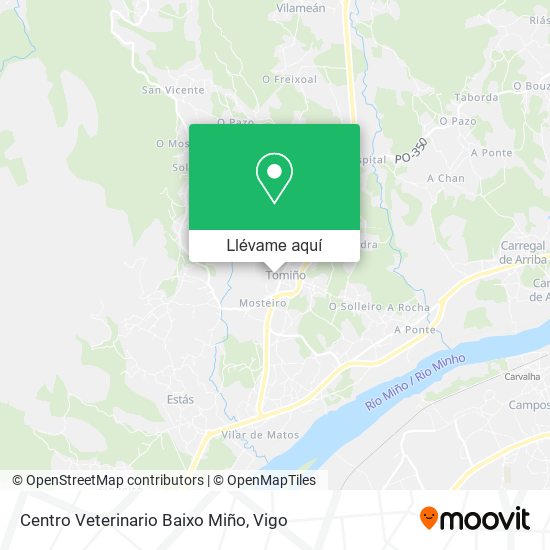 Mapa Centro Veterinario Baixo Miño