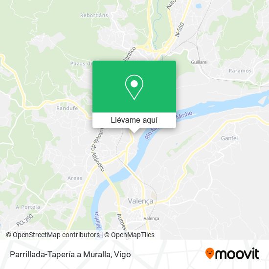 Mapa Parrillada-Tapería a Muralla