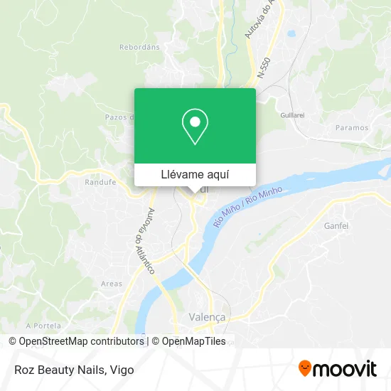 Mapa Roz Beauty Nails