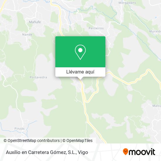 Mapa Auxilio en Carretera Gómez, S.L.