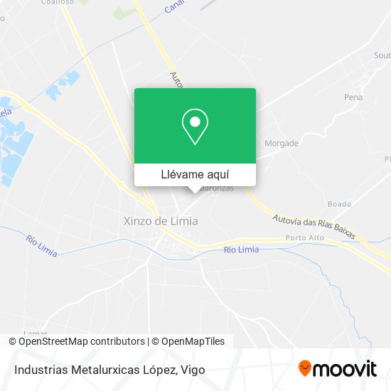 Mapa Industrias Metalurxicas López