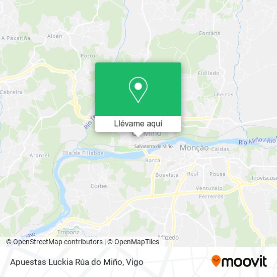 Mapa Apuestas Luckia Rúa do Miño