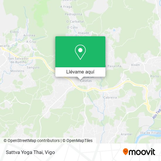 Mapa Sattva Yoga Thai