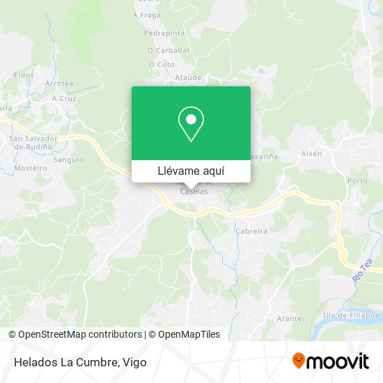 Mapa Helados La Cumbre