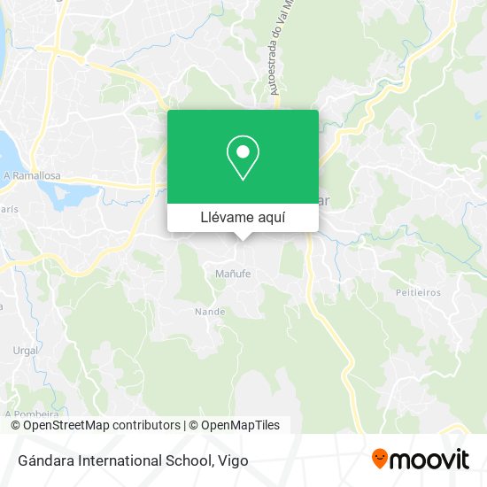 Mapa Gándara International School