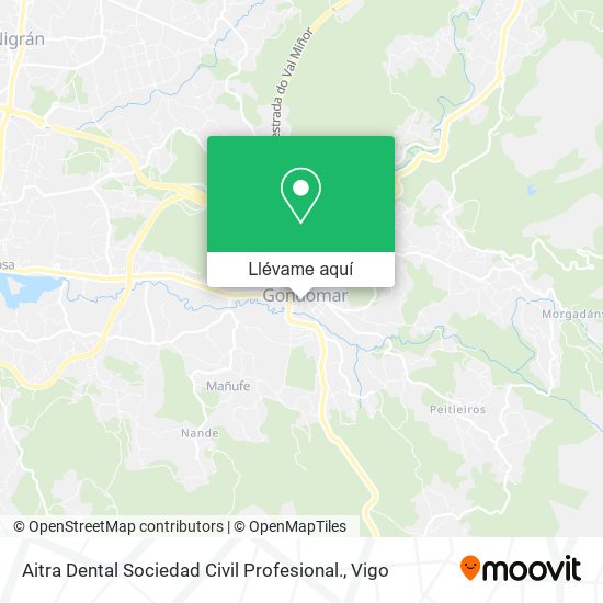 Mapa Aitra Dental Sociedad Civil Profesional.