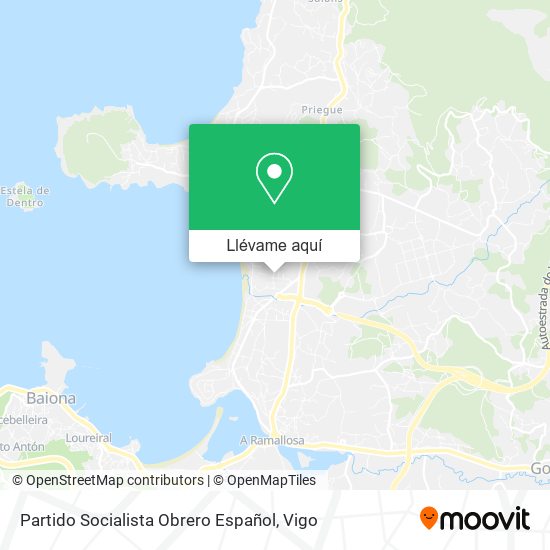 Mapa Partido Socialista Obrero Español