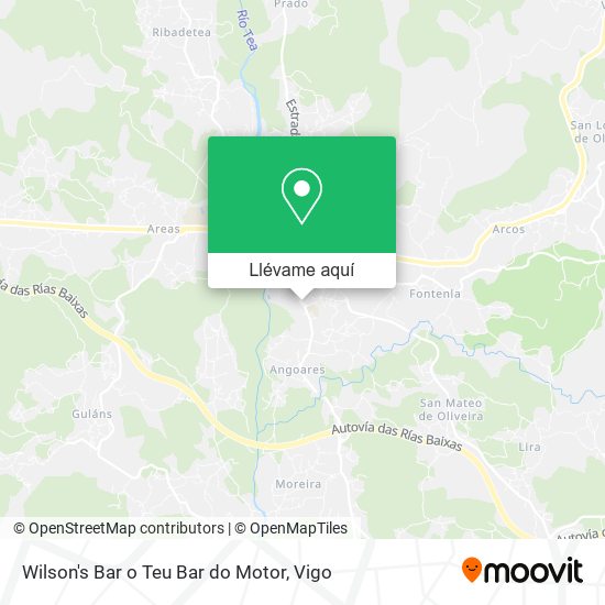 Mapa Wilson's Bar o Teu Bar do Motor